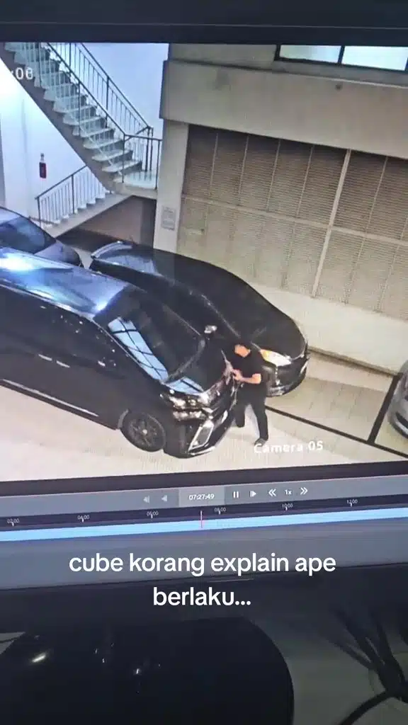 Lelaki Misteri Alih Vellfire Double Parking Tanpa Sentuh, Tayar Tak Berpusing