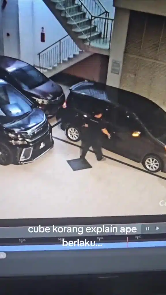 Lelaki Misteri Alih Vellfire Double Parking Tanpa Sentuh, Tayar Tak Berpusing