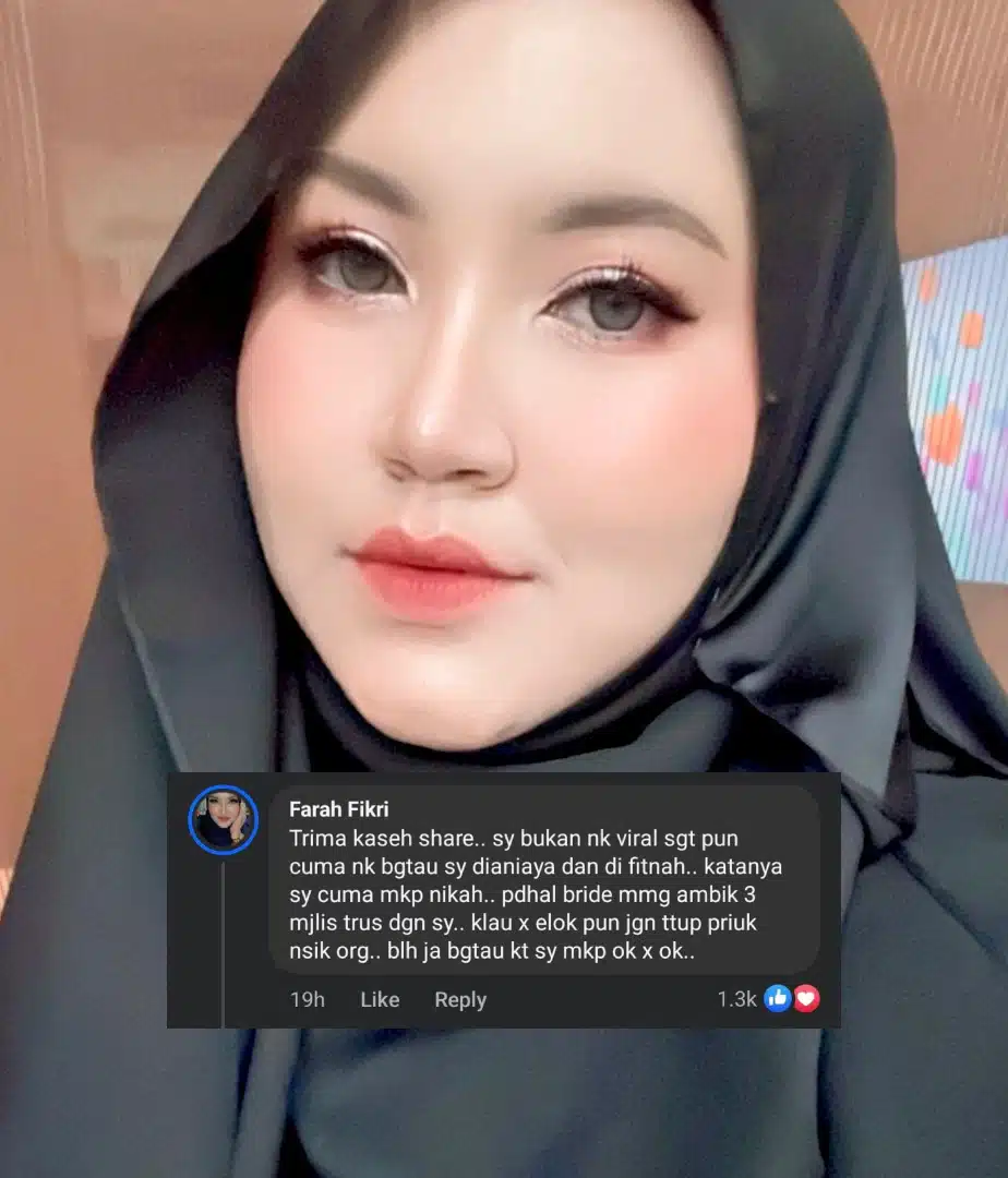 Eyeshadow Pink Bertukar Ungu, Solekan Dipadam, MUA Kesal Pengantin Calarkan Nama