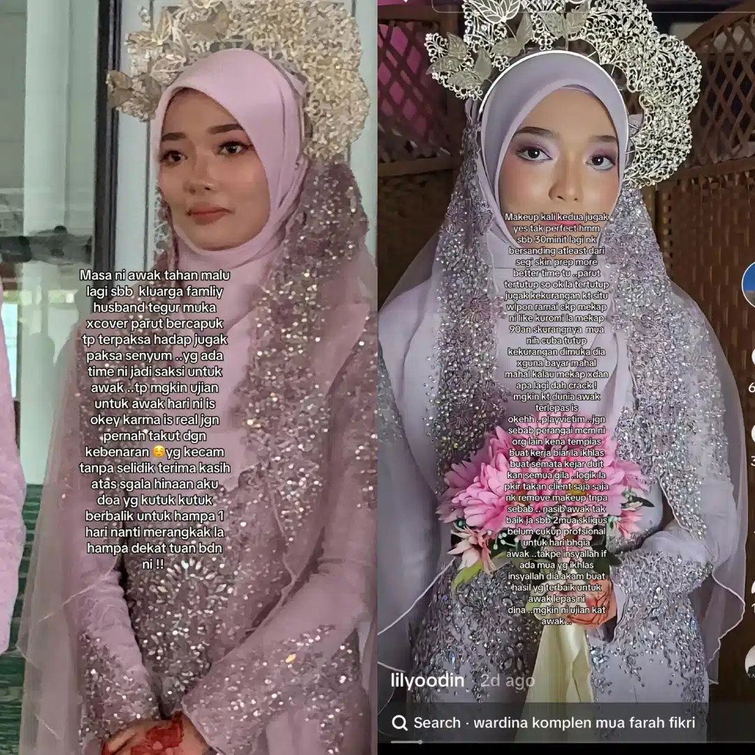 “Cantik Di Gambar Tapi Crack, Tak Cover Parut, Capuk” – Wakil Pengantin Bersuara