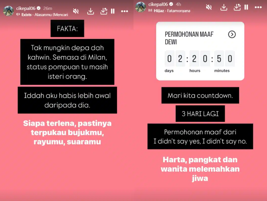 “10 Tahun Hidup Bersama, Dia Punya Temberang Semua Aku Boleh Bacalah” – Cik Epal