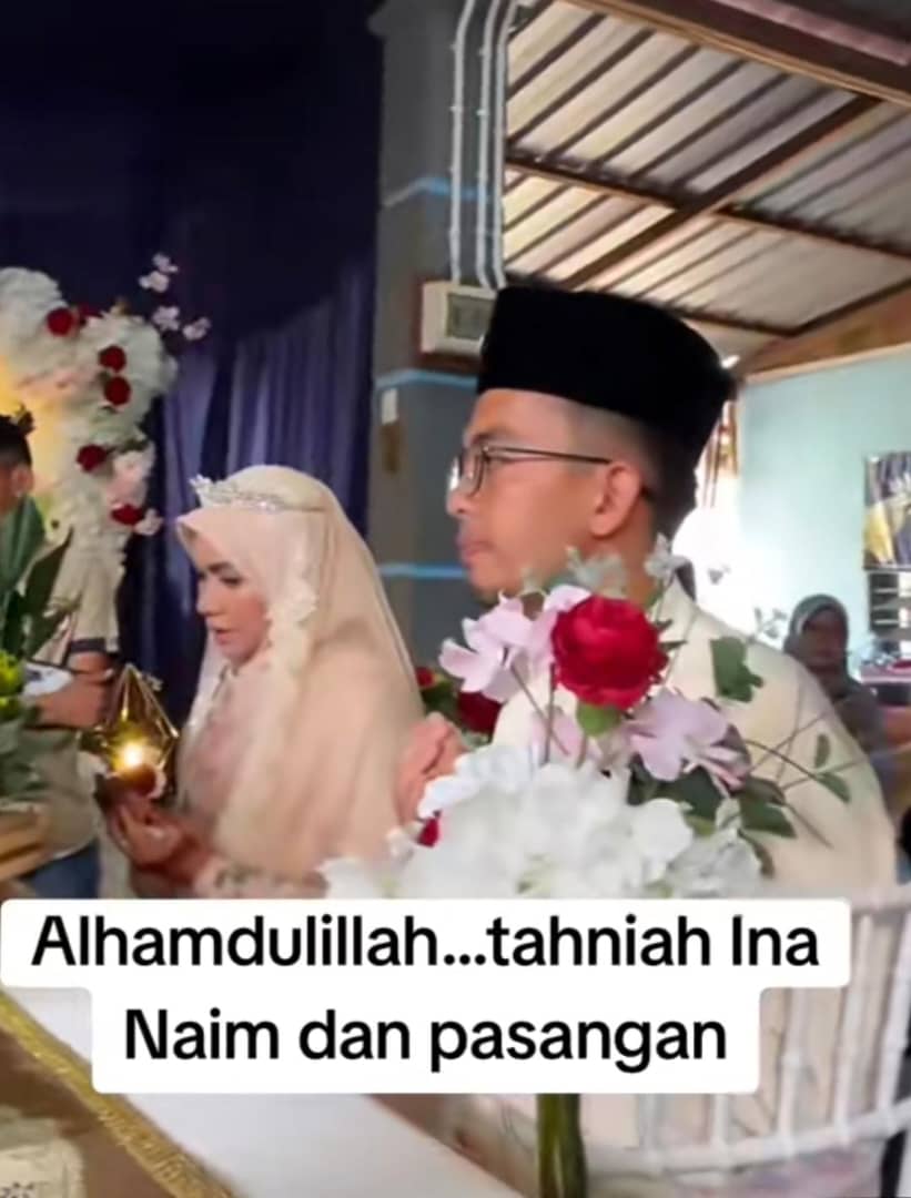 Ina Naim & Mohd Khairul Rizal Selamat Berkahwin, Terima Hantaran RM7,000