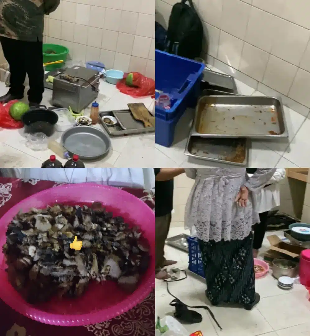 Budak Katering Bawa Lari Makanan Kenduri Kahwin, Hidang Lauk Basi Kepada Tetamu