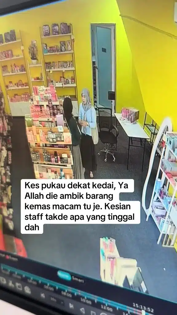 Staf Kedai Kosmetik Dipukau Pembeli, Gelang, Rantai & Cincin Emas Habis Diserah