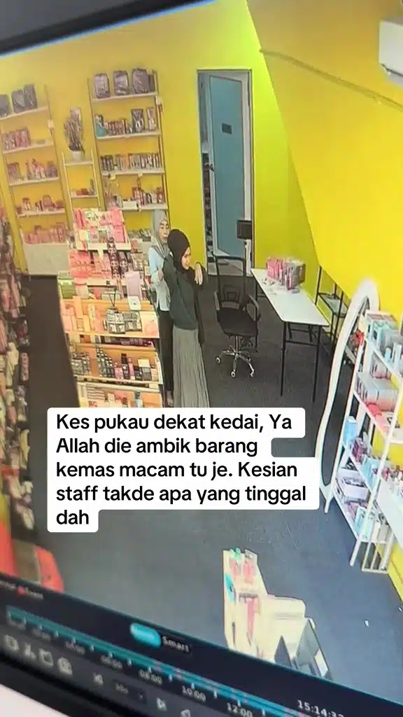 Staf Kedai Kosmetik Dipukau Pembeli, Gelang, Rantai & Cincin Emas Habis Diserah