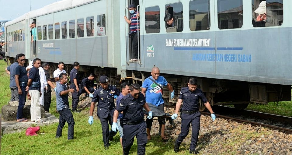 Insiden Kereta Api Sabah : Rupanya Anak Mahu Kutip RM1 Tercicir Di Landasan