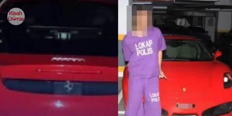 [SELANGOR] Anak Penyanyi Juga Ditahan Dalam Jenayah Curi Ferrari Ahli Perniagaan