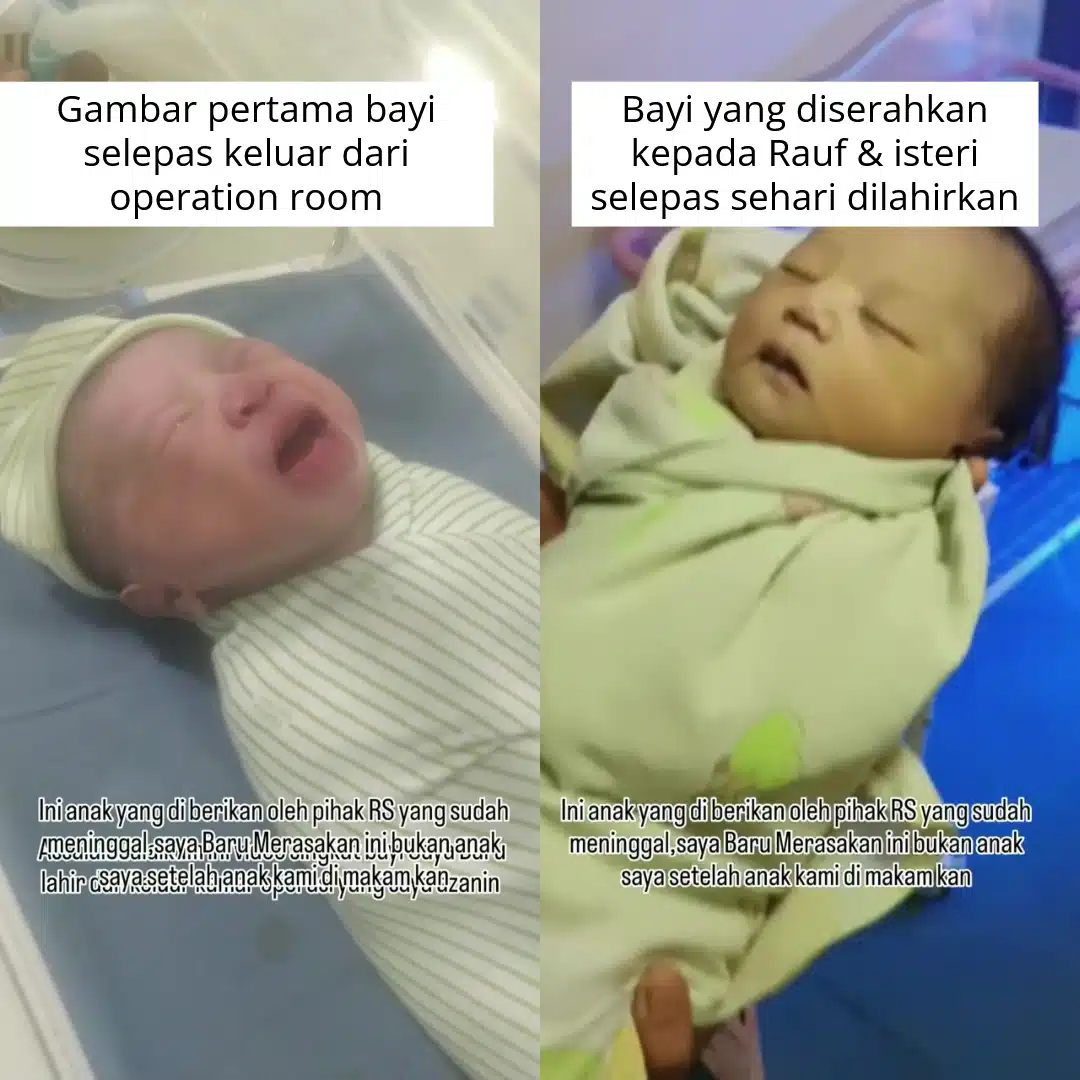 Anak ‘Pergi’ 24 Jam Lepas Dilahirkan, Bapa Yakin Bayi Tertukar Kerana Muka Lain