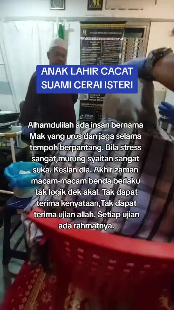 Isteri Lahirkan Anak Cacat, Suami Ceraikan Hari Ke-14 Berpantang, Salahkan Rahim