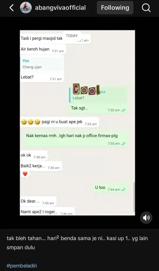 Giliran Abang Viva Dedah Chat Isteri – “Dekat Saya Bukan SS Je, Siap Video Lagi”