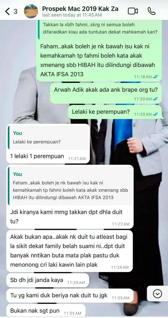 “Suka Hati Je Makan Sorang” Kakak Ipar Mahu Tuntut Hibah RM300K Milik Adik Ipar