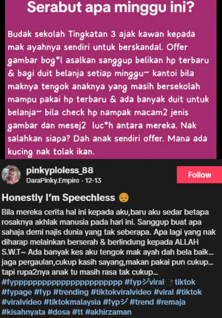 Pelajar Tingkatan 3 Ajak Kawan Ibu Berskandal, Balasannya Minta Telefon & Duit