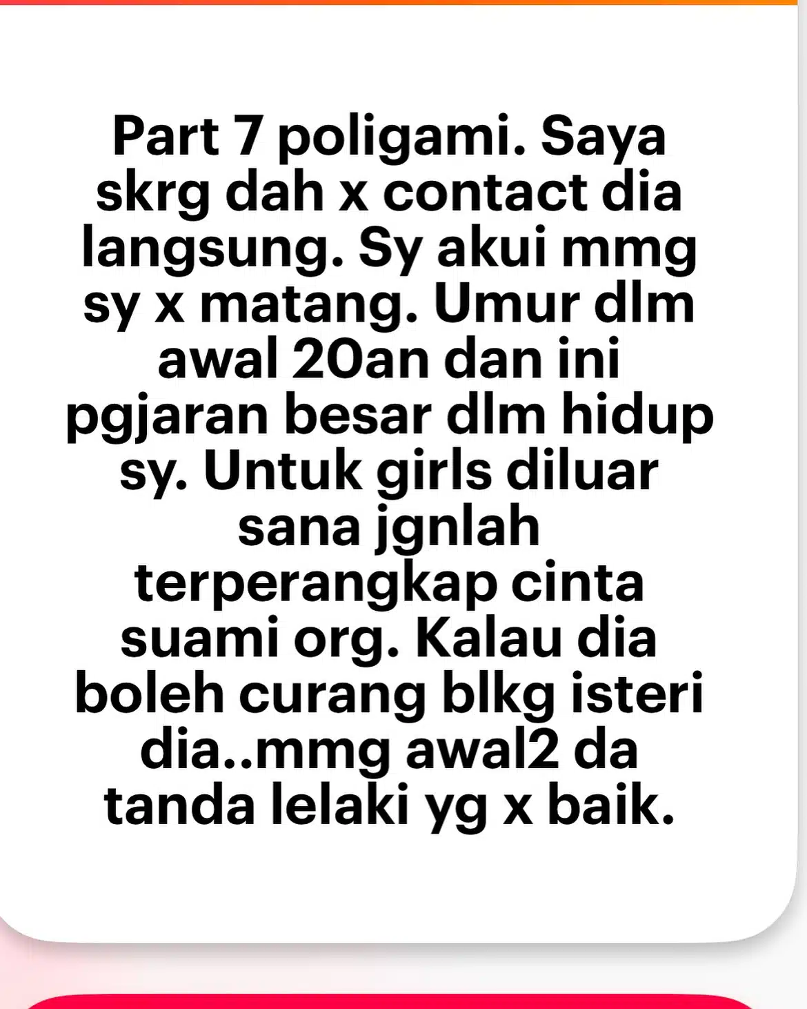 Teruja Akan Jadi Isteri Kedua, Gadis Gigil Tahu Bakal Suami Rupanya Beristeri 2