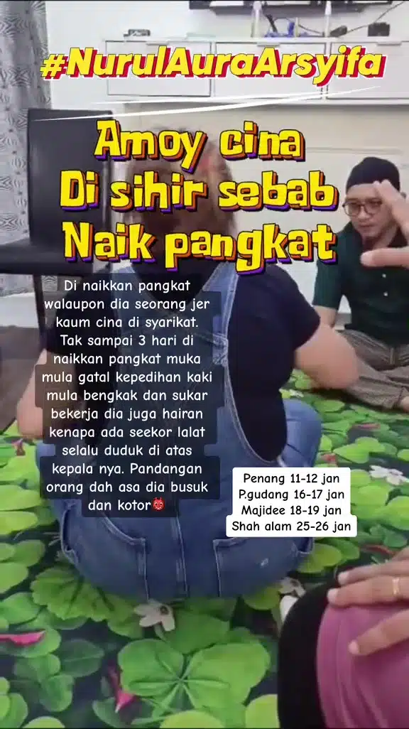 Lalat Selalu Hinggap Kepala, Wanita Cina Disihir Lepas Dinaikkan Pangkat