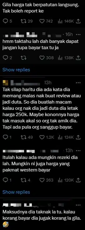 Netizen Terkejut Dengan Bayaran Reviu Cik Epal, Ada Yang Kata Tidak Berbaloi