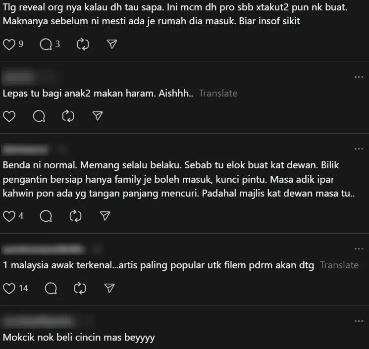 Menyamar Jadi Tetamu Majlis Kahwin, Wanita Berjaya Larikan Ribuan Ringgit