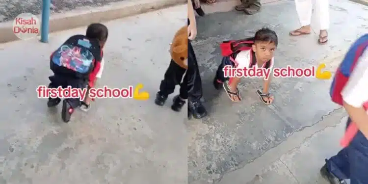 “Adik Boleh Tak?” Detik Ibu Hantar Anak Istimewa Masuk Sekolah Buat Ramai Hiba