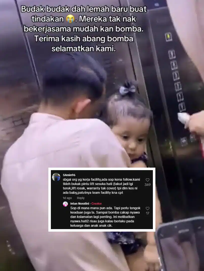 Pihak Hotel Tak Bagi Kopakkan Pintu Lif, Anak Terkulai Lemah Terperangkap 2 Jam