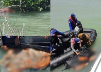 Tubuh Lelaki Masih Lengkap Berbaju ‘Offshore’ Ditemui Membusuk Di Paya Bakau