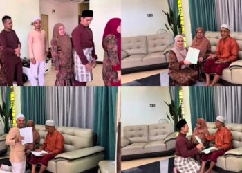 Enggan Anak Berebut Harta Bila Tiada Nanti, Bapa Hibah Geran Tanah Di Pagi Raya