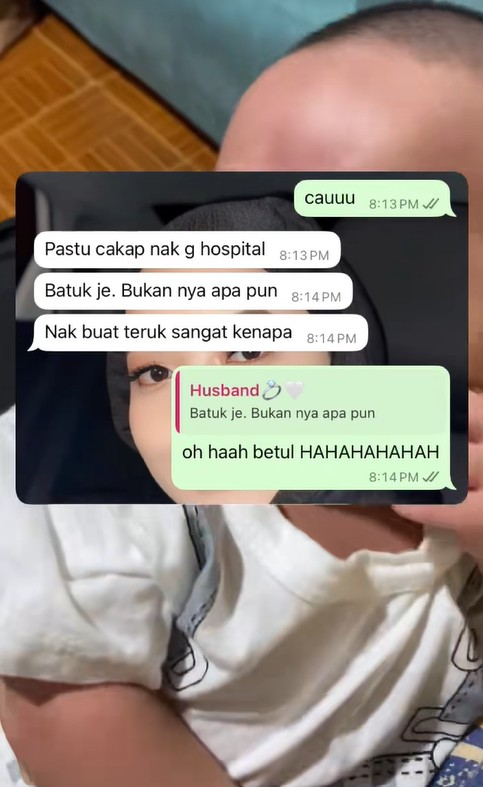 Isteri Masih Berpantang, Bayi Alami Batuk Teruk, Mesej Suami Buat Netizen Kesal