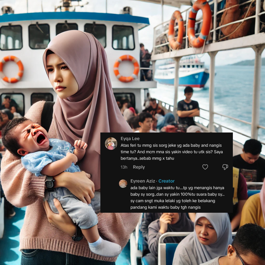 Anak Menangis Atas Feri, Ibu Tampil Dedah Hal Sebenar – “Teruk Sangat Kamu Spin”