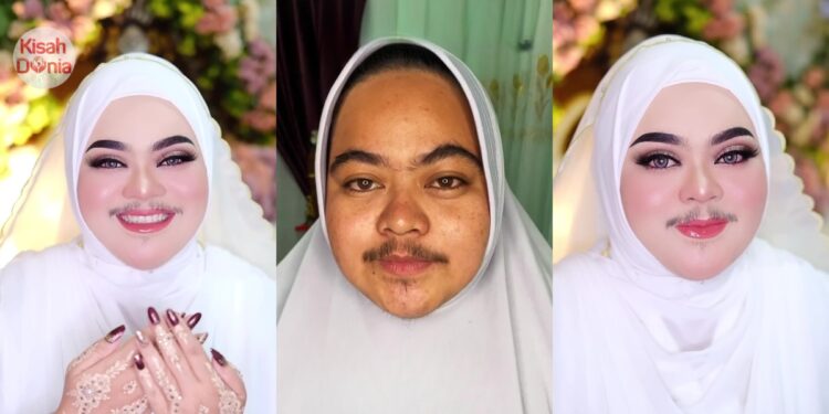 Pengantin Bermisai Raih Perhatian “Aku Makeup Bukan Nak Puaskan Mata Orang”