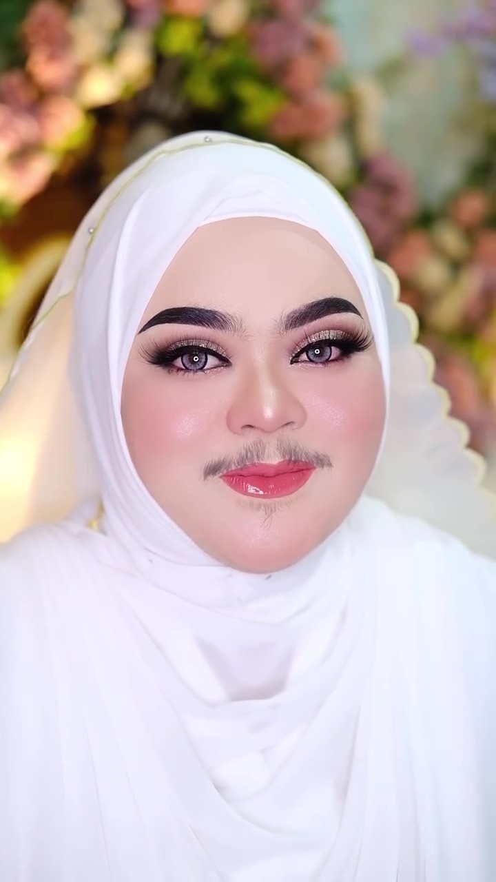 Pengantin Bermisai Raih Perhatian “Aku Makeup Bukan Nak Puaskan Mata Orang”