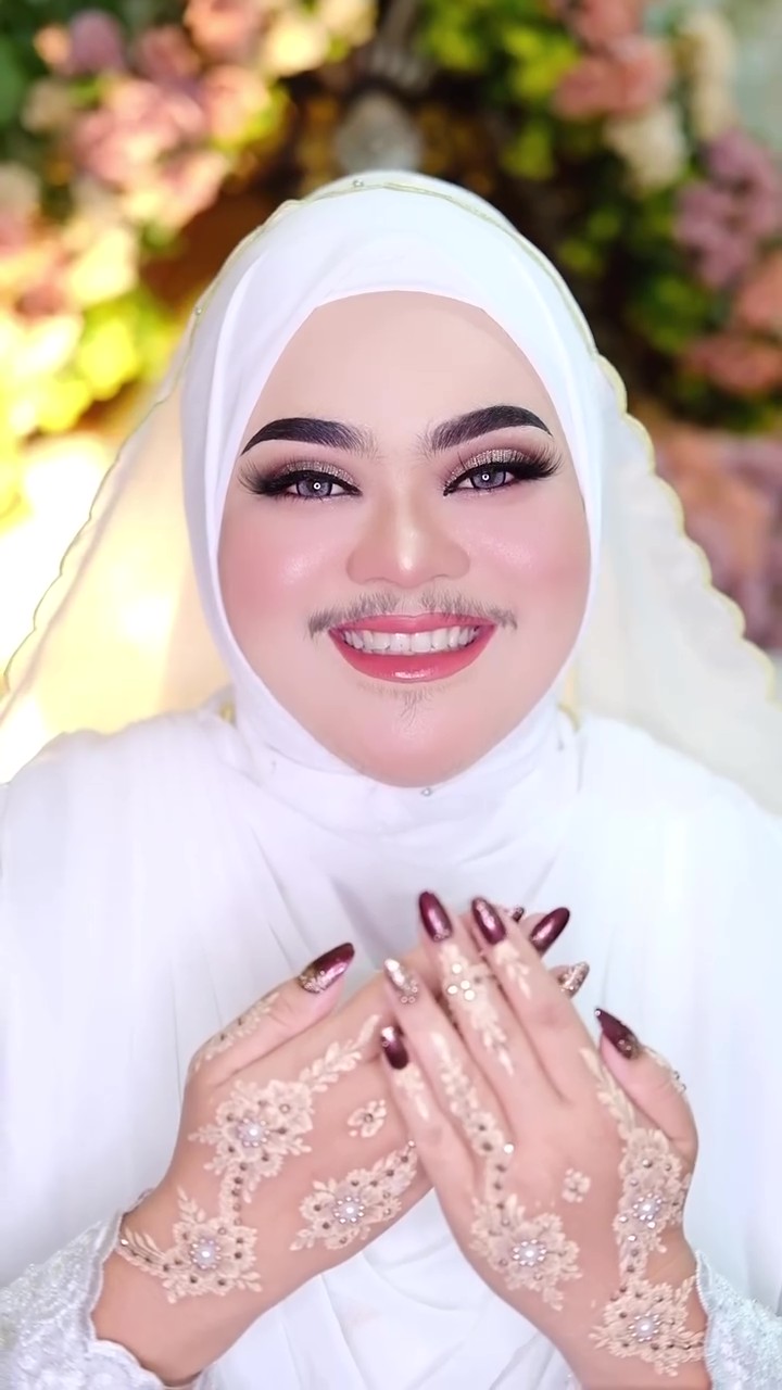 Pengantin Bermisai Raih Perhatian “Aku Makeup Bukan Nak Puaskan Mata Orang”