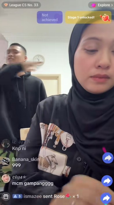Suami Lafaz Talak 2 Pada Siti Jamumall Dalam LIVE “Kau Nak Buka Pekung Aku”
