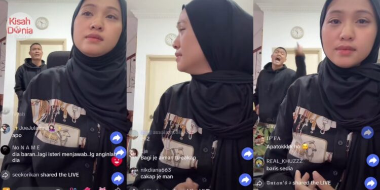 Suami Lafaz Talak 2 Pada Siti Jamumall Dalam LIVE “Kau Nak Buka Pekung Aku”