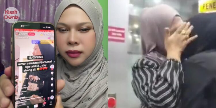 “Kami Je Tahu Tersirat Tersurat” Ibu Menangis Peluk Siti Lepas Kejadian Talak 2