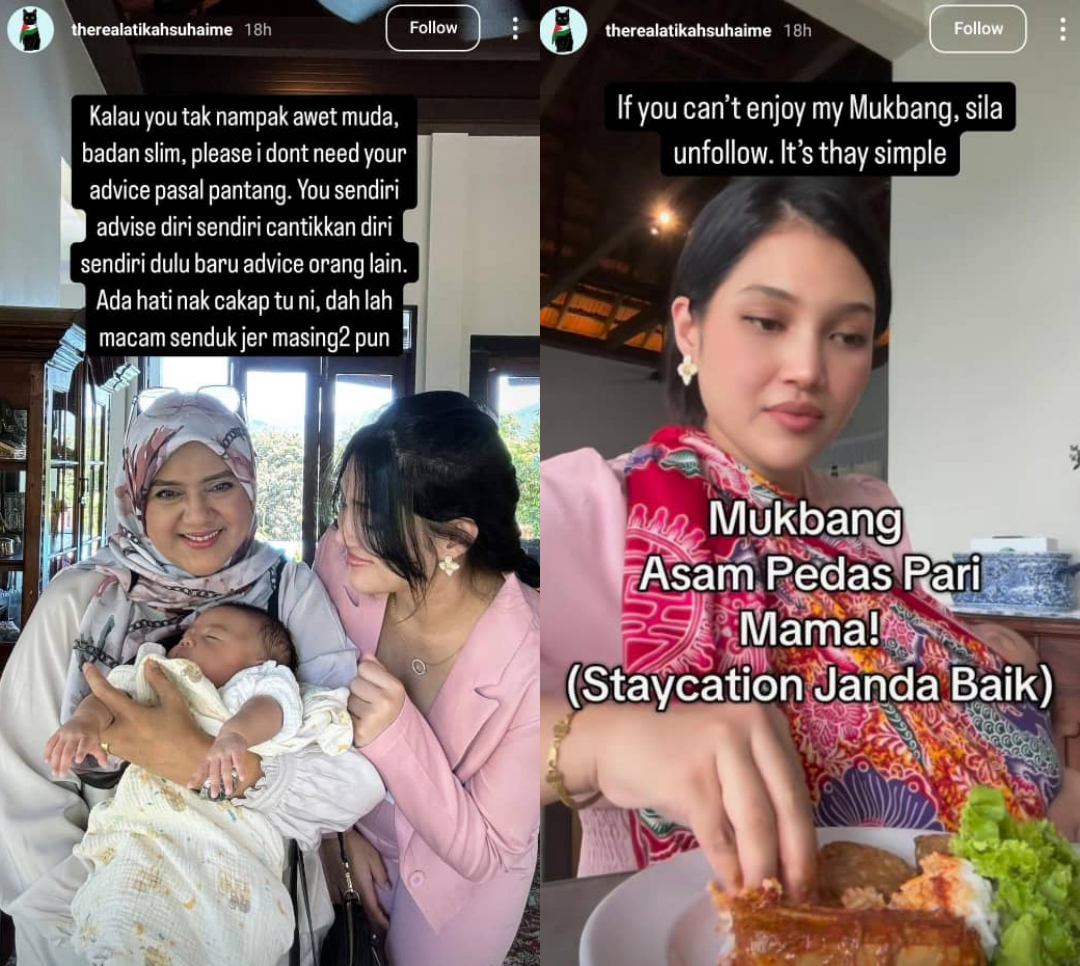 Atikah Suhaime Dikritik Makan Ikan Pari – “Yang Komen Macam Peti Sejuk 3 Pintu”