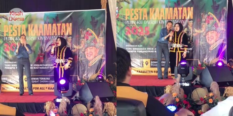 Ara Johari Beri Mikrofon Pada Penonton Di Sabah, Suaranya Buat Ramai Terpegun