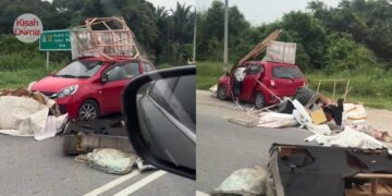 Axia Merah Angkut Sampah, Rupanya Pemilik Bengkel ‘Lenjan’ Kereta Pelanggan?