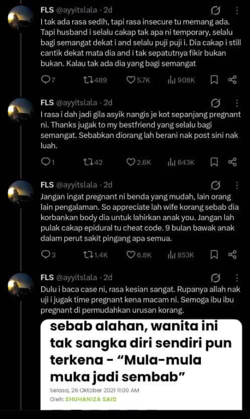 “Makin Dekat Due, Makin Teruk” Wanita Hamil 8 Bulan Alami Perubahan Wajah Ketara