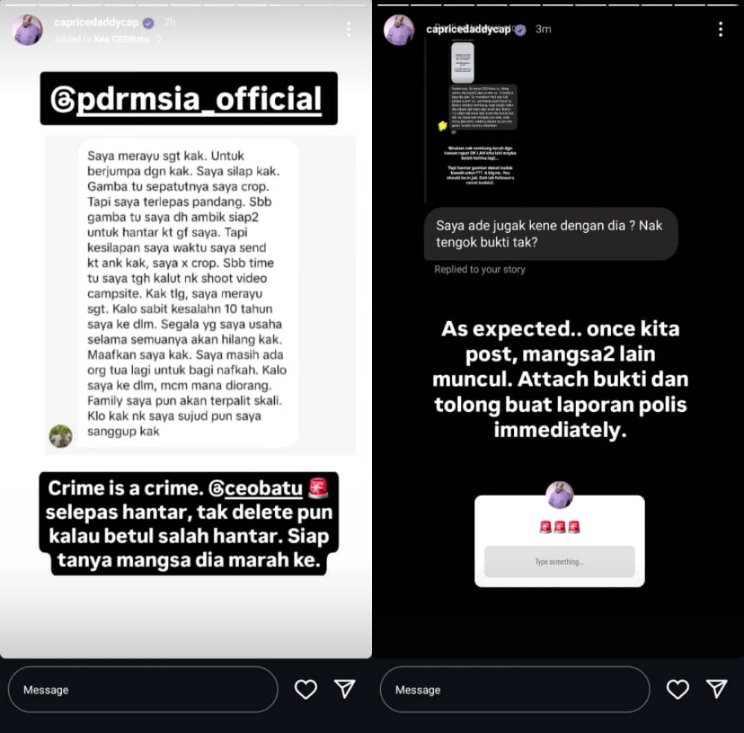 CEO Batu Merayu Pada Ibu Remaja “Segala Yang Saya Usaha Semua Akan Hilang Kak”
