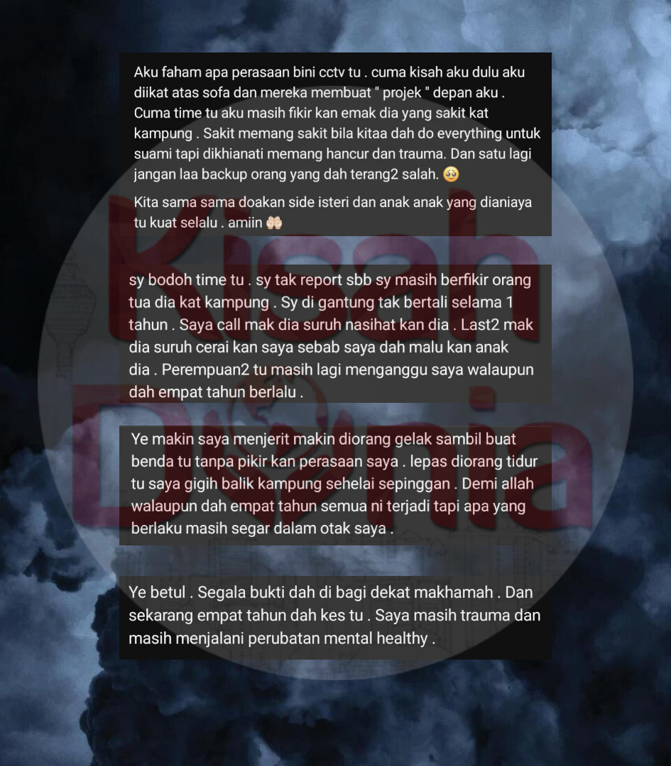 Isteri Diikat Pada Sofa, Dipaksa Saksikan Perbuatan ‘Jelik’ Suami & Skandal