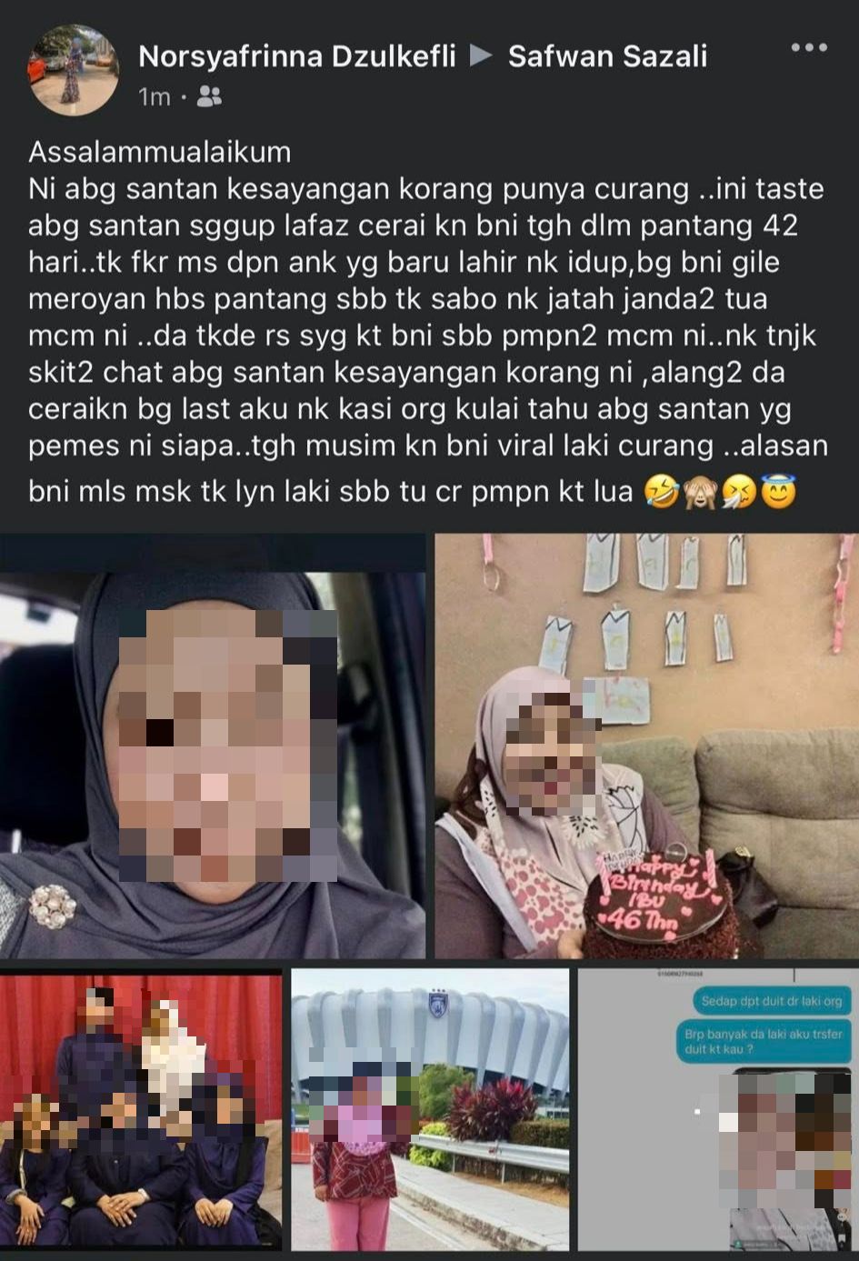 Bagi Alasan Bini Malas Masak, Abang Santan Kaki Janda Ceraikan Isteri Berpantang