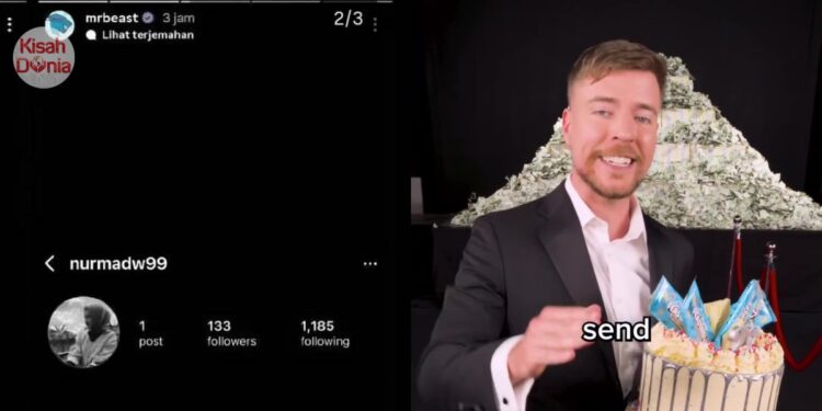 Wanita Menang Giveaway RM240K Mr Beast, Netizen Report Sampai Akaun Kena Banned