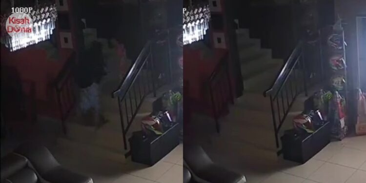 Ibu Sudah Tidur, Anak Turun Tingkat Bawah Pimpin ‘Nenek Misteri’ Naik Tangga