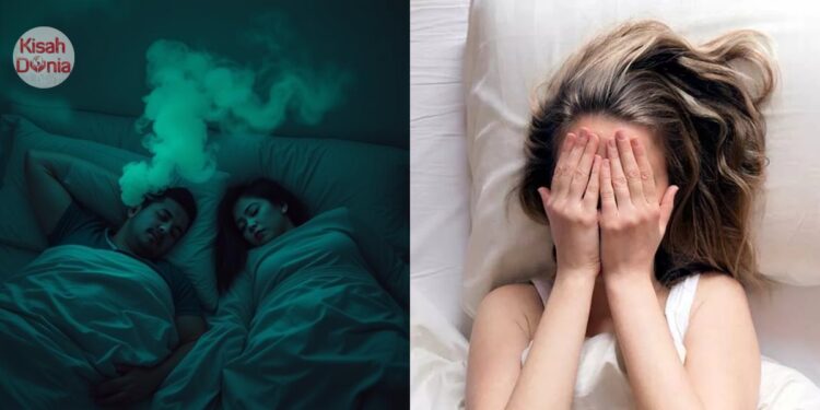 Suami Kuat Kentut Malam, Isteri Suka Tidur Berselubung Alami Kerosakan Otak