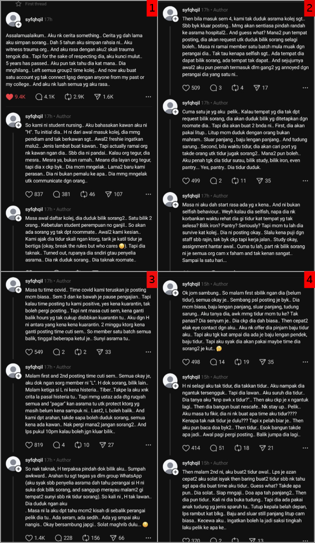 Roomate Tidur Nyanyi Lagu Eminem, Parut Gigi Di Bahu, Rupanya Sorok Kisah Sedih