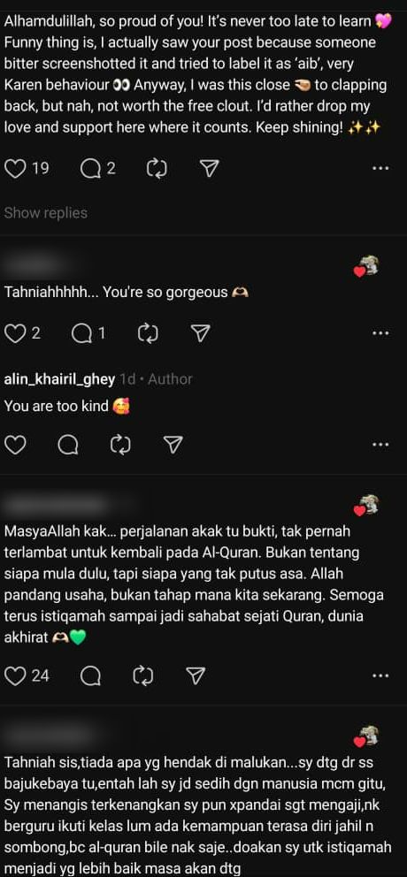 6 Tahun Proses Belajar Iqra’, Akhirnya Berjaya Naik Al-Quran Pada Usia 45 Tahun