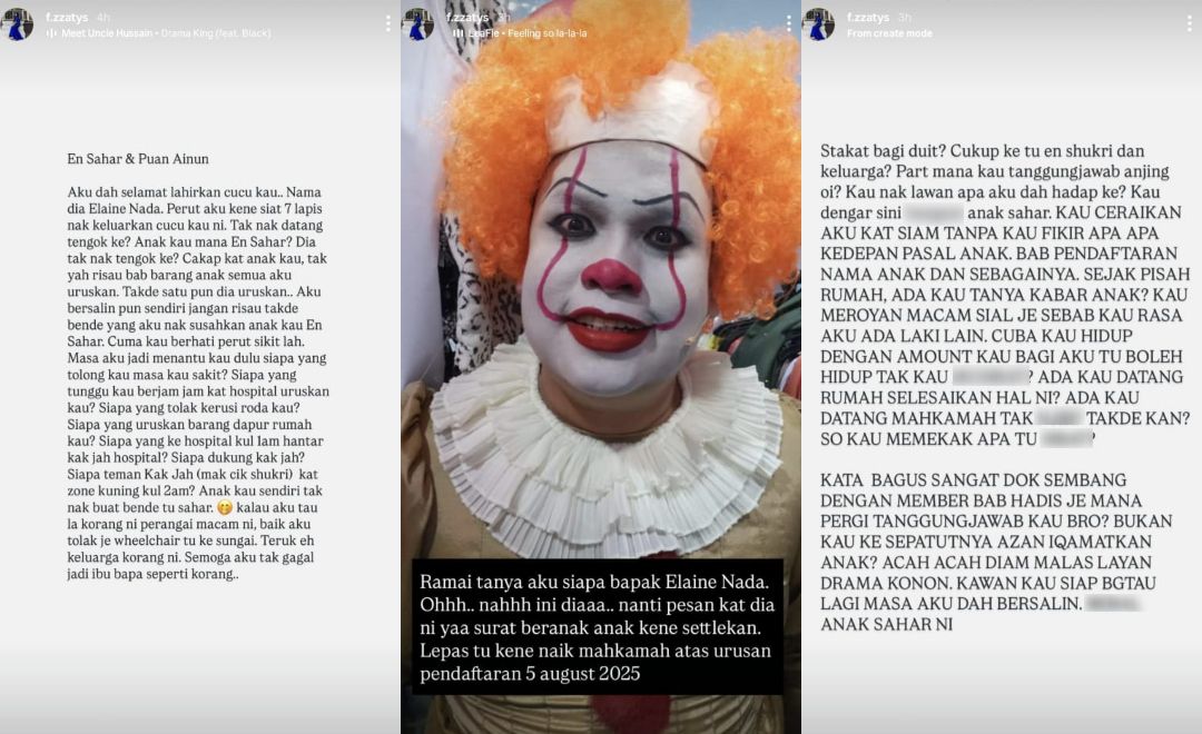 Sijil Lahir Bayi Fara Salleh Tiada Nama Bapa Kandung – “Ini Bukan Anak Haram”