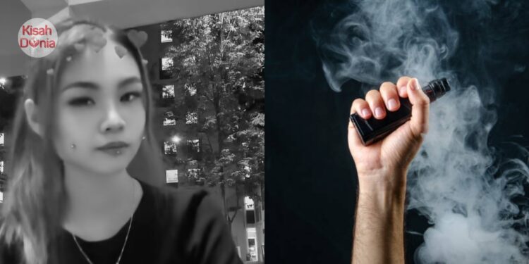 Gadis 19 Tahun Ketagihan Vape Jenis K-Pods, Khayal & Tergelincir Dari Flat