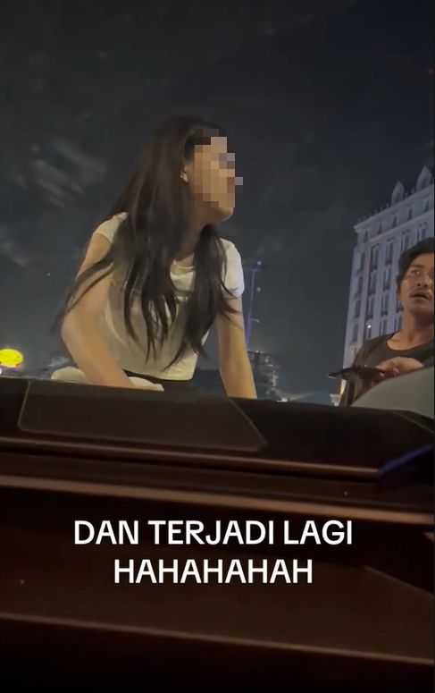 “Taknak Nak Ikut!”-Belum Move On, Wanita Melekat Di Cermin Kereta Ex Boyfriend