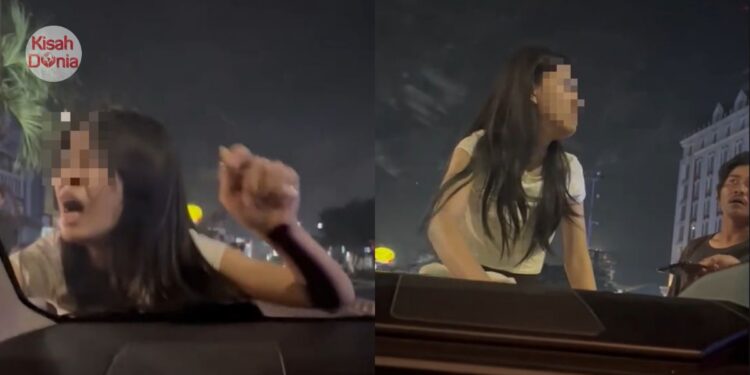 “Taknak Nak Ikut!”-Belum Move On, Wanita Melekat Di Cermin Kereta Ex Boyfriend