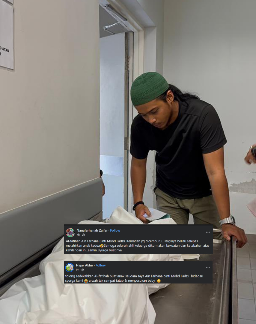 Tak Sempat Tatap & Menyusukan Bayi, Isteri Pergi Selamanya Selepas Bersalin