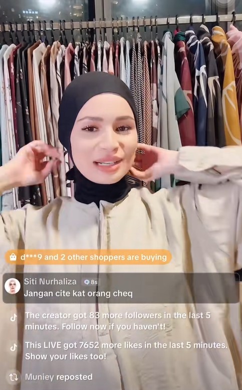 Izara Dedahkan TokTi Mudah Teracun Barang TikTok “Yang Ngarut-Ngarut Dia Beli”